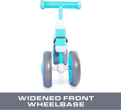 Official Tykebike® Toddler Ride on Toy | Baby & Toddler Balance Bike | Easy Glide Wheels & Safer Toddler Bicycle Steering | Indoor/Outdoor Alternative to Baby Walkers for Boys & Girls | Teal